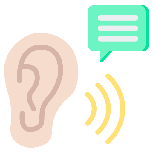 escuchando icono gratis