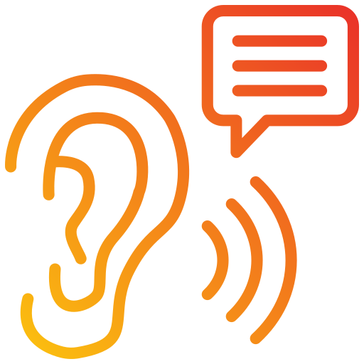 escuchando icono gratis