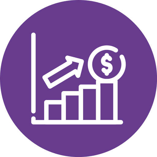 ganancia icono gratis