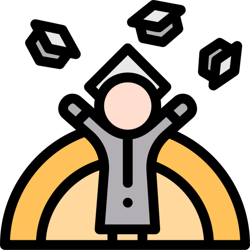 Graduation free icon