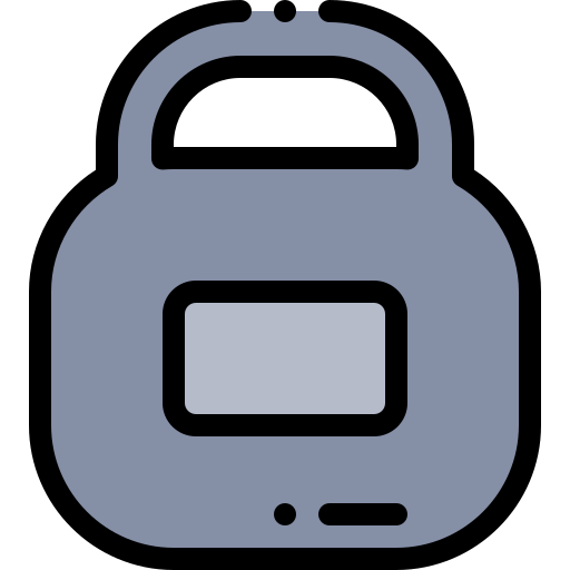 Kettlebell Detailed Rounded Lineal color icon