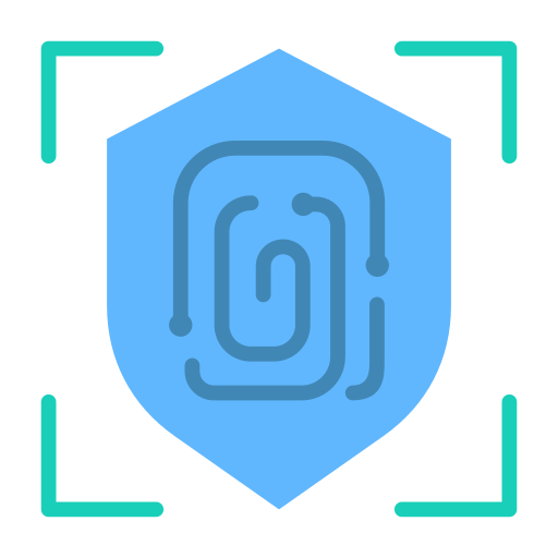 huella dactilar icono gratis