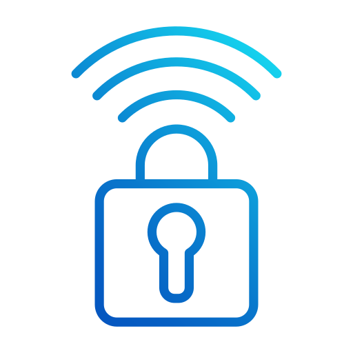 seguridad inalámbrica icono gratis