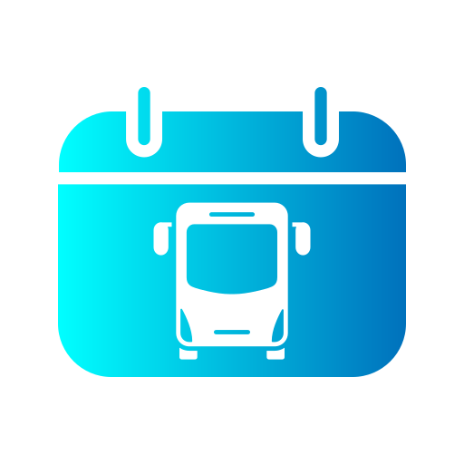 horario de autobuses icono gratis