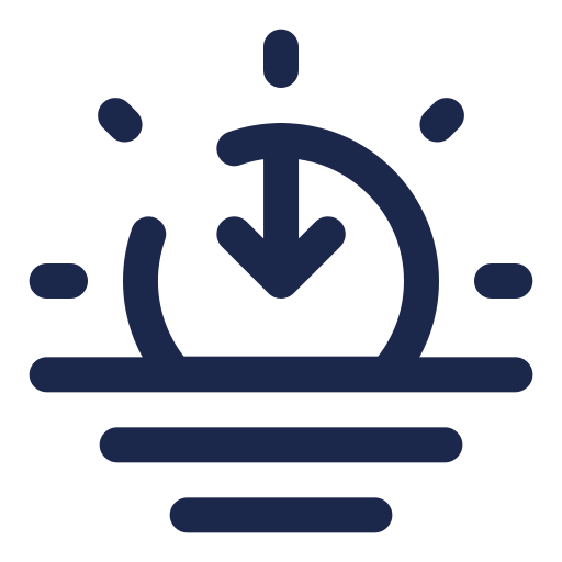 atardecer icono gratis