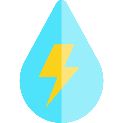 Água eletricidade grátis ícone Água eletricidade grátis ícone