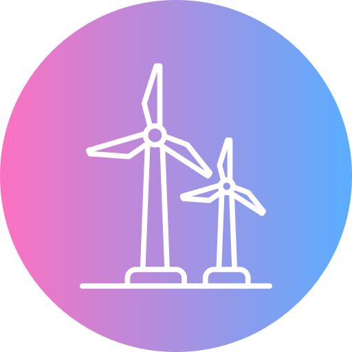 energía eólica icono gratis