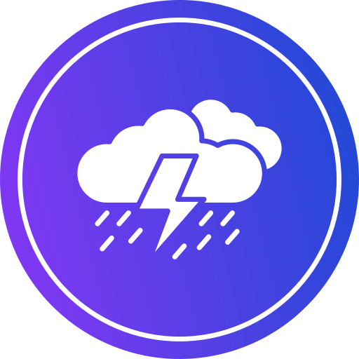 nube de tormenta icono gratis