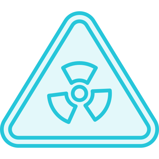 precaución radioactiva icono gratis