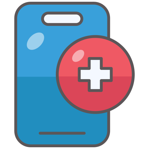 aplicación médica icono gratis