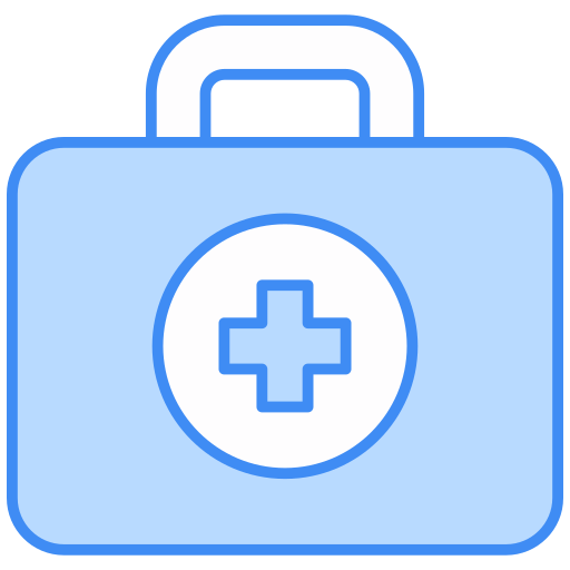 caja médica icono gratis