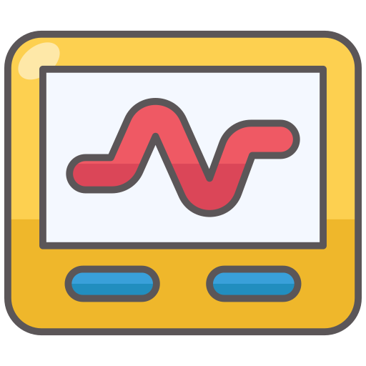 monitor de ecg icono gratis