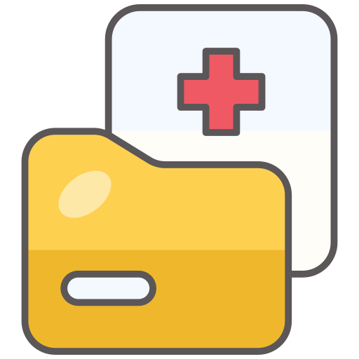 carpeta médica icono gratis