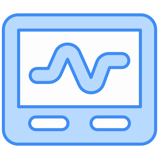 monitor de ecg icono gratis