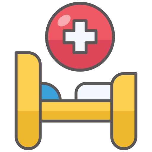 cama médica icono gratis