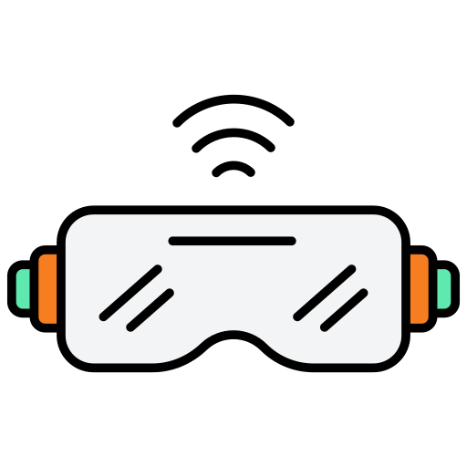 higiene de las gafas de realidad virtual icono gratis