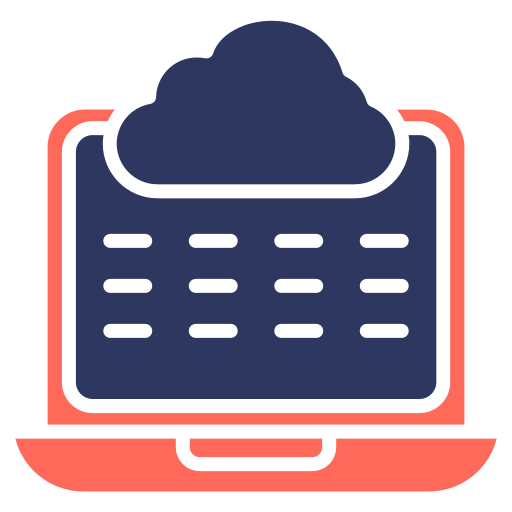 computación en la nube icono gratis