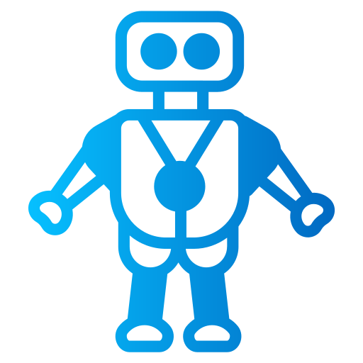 robot humanoide icono gratis