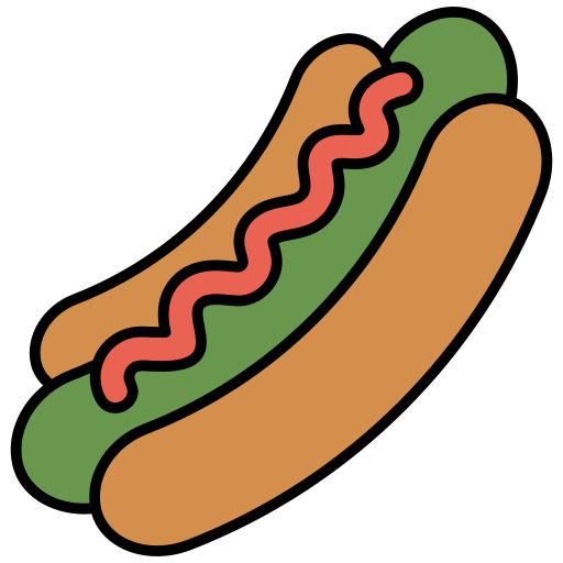 hot dog icono gratis