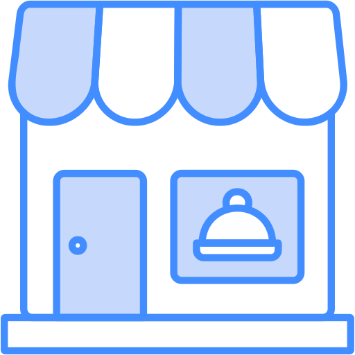 edificio de restaurante icono gratis