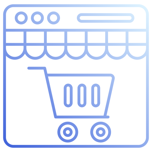 compras en línea icono gratis