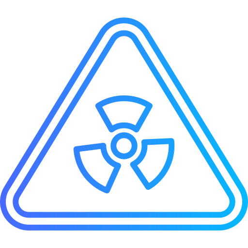 precaución radioactiva icono gratis