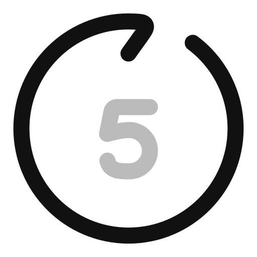 5 sec free icon 5 sec free icon
