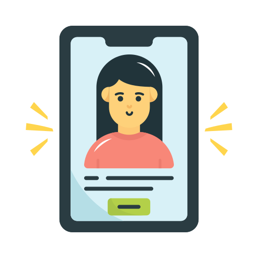 Mobile profile free icon