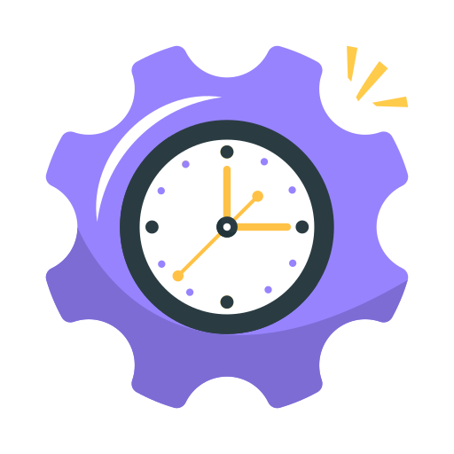 gestión del tiempo icono gratis