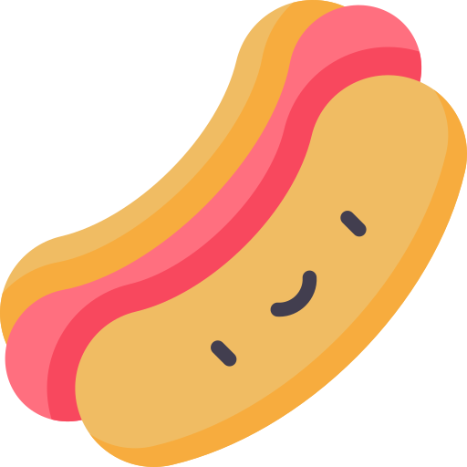 Hot dog icono gratis