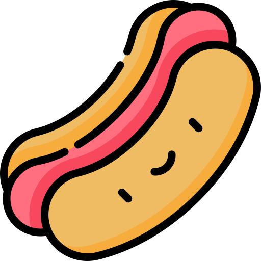 Hot dog icono gratis