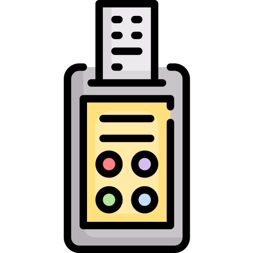 Bank terminal free icon Bank terminal free icon