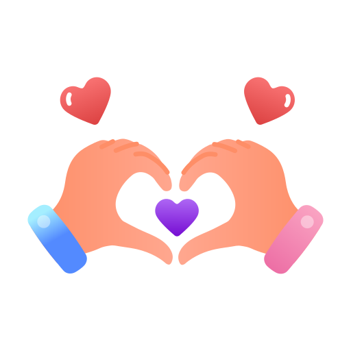 gesto de amor icono gratis