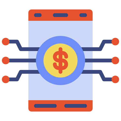 Digital money free icon Digital money free icon