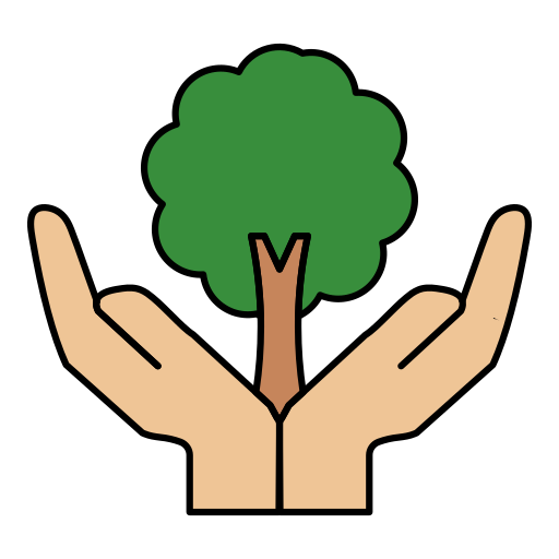 repoblación forestal icono gratis