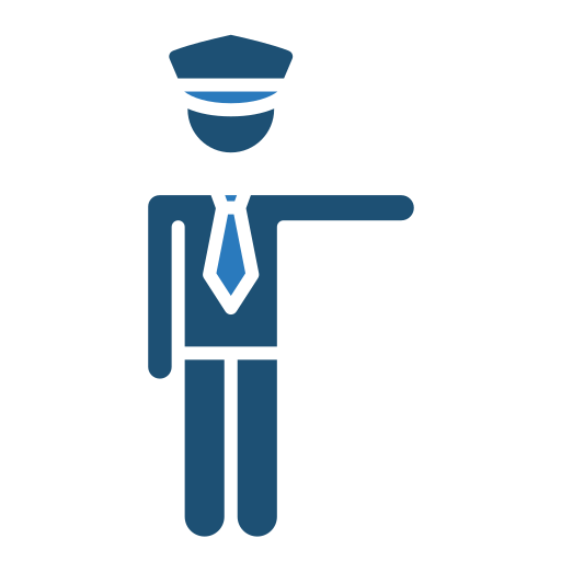 policía icono gratis