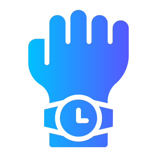 reloj de pulsera icono gratis