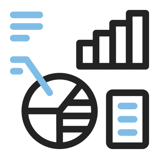análisis de datos icono gratis