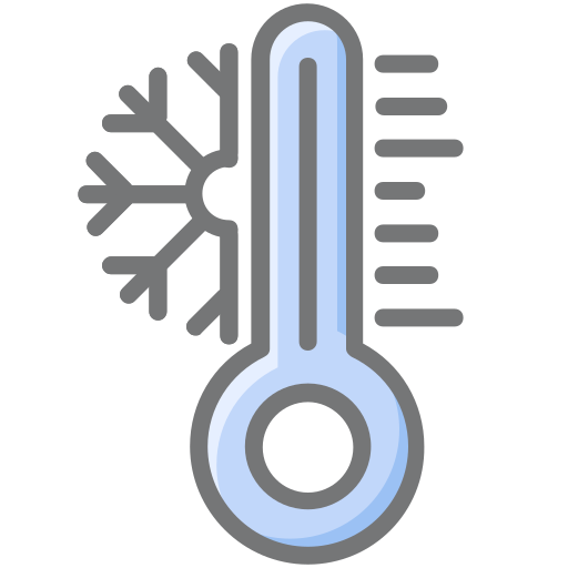 control de temperatura icono gratis