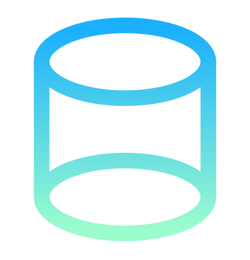 Cylinder free icon