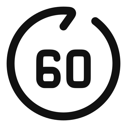 60 sekunden kostenlos Icon