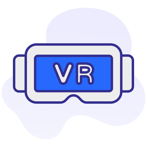 gafas de realidad virtual icono gratis