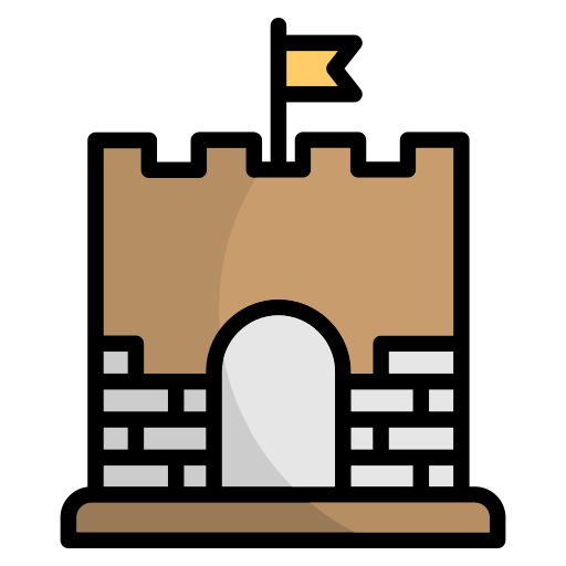 torre de la fortaleza icono gratis