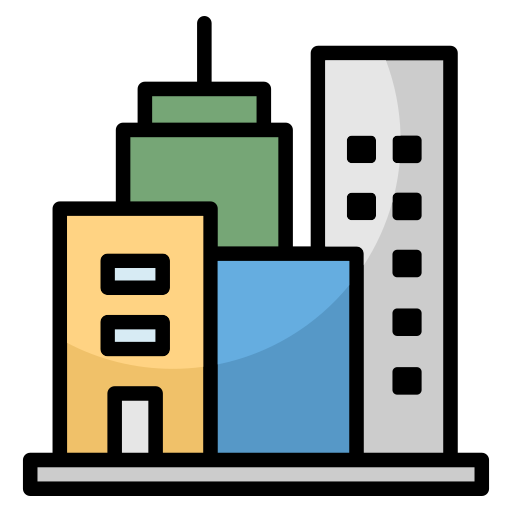edificio comercial icono gratis