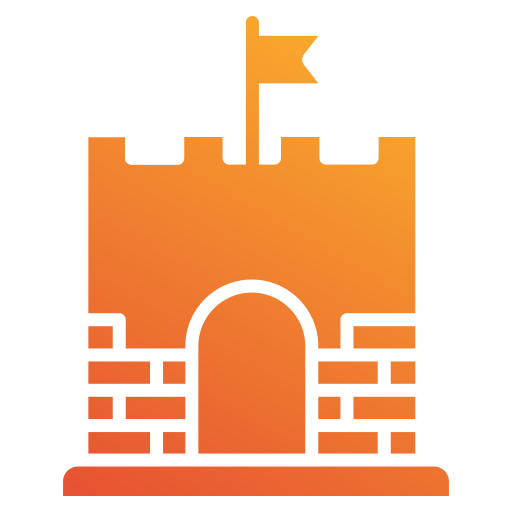 torre de la fortaleza icono gratis