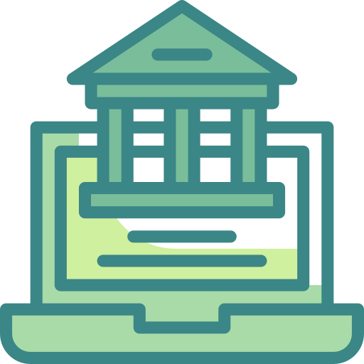banque en ligne Icône gratuit banque en ligne Icône gratuit