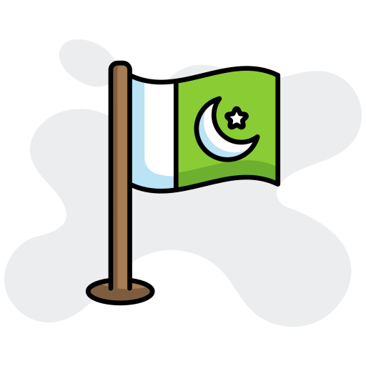 bandera de pakistán icono gratis