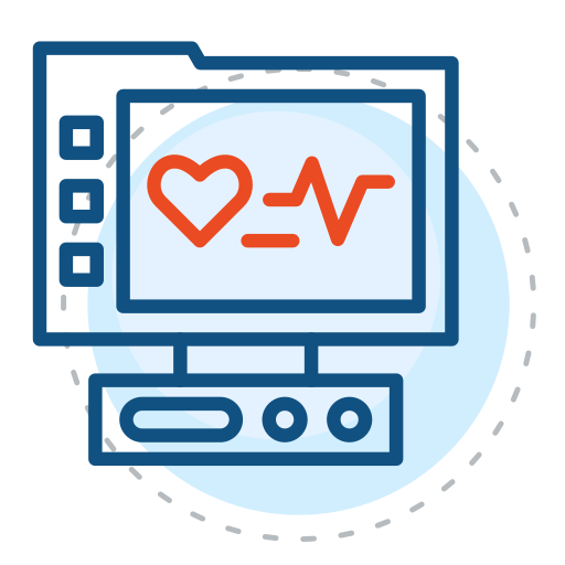 ecg icono gratis