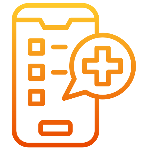 aplicación médica icono gratis