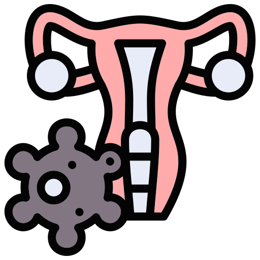 cáncer de cuello uterino icono gratis